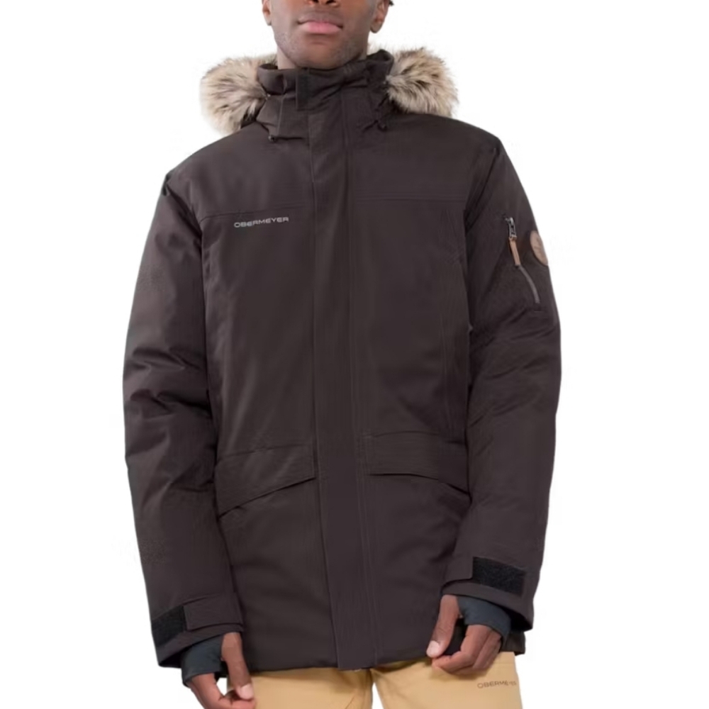 NWT Men's size XL Obermeyer Ridgeline Jacket with Faux Fur
